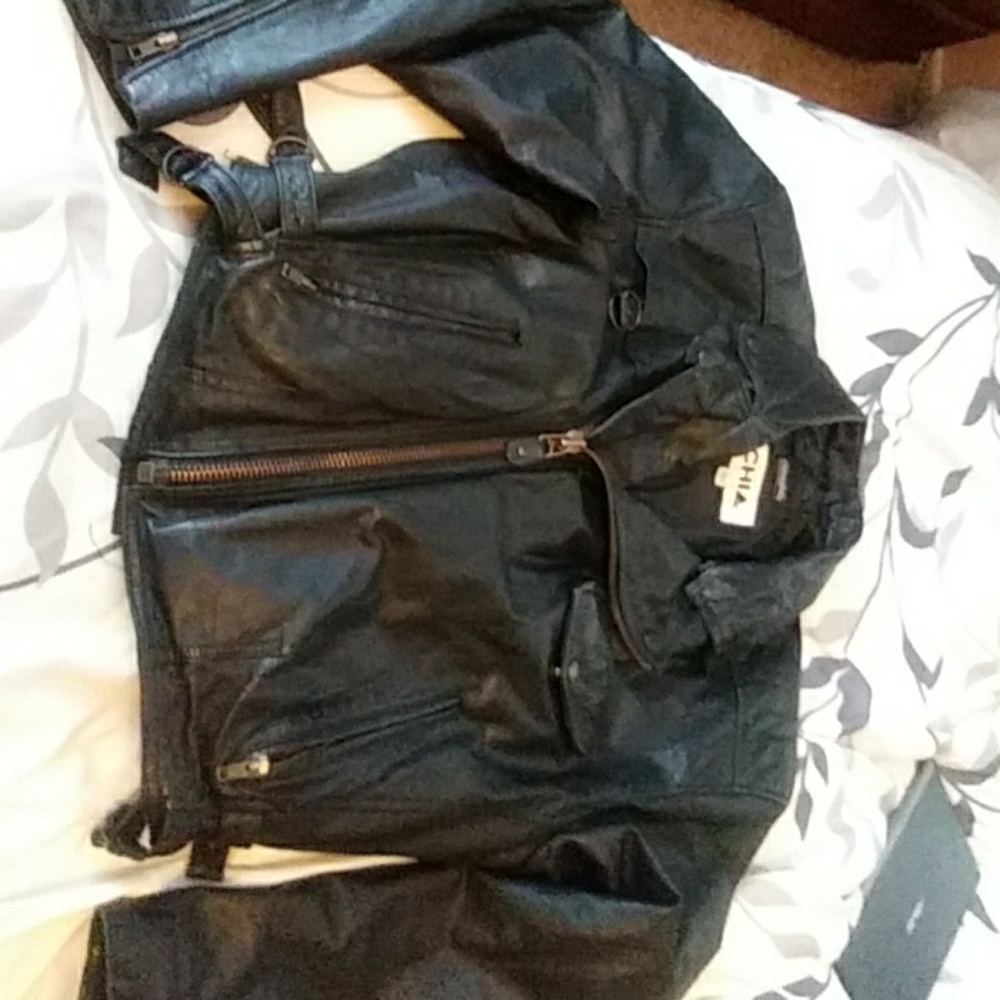 Women's Chia Leather Motorcycle Jacket